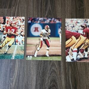 Washington Redskins Autographed Football Photograph